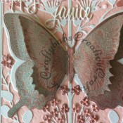 Beautiful Butterfly Stampin up Swallowtail butterfly - craftybabscreativecrafts.co.uk